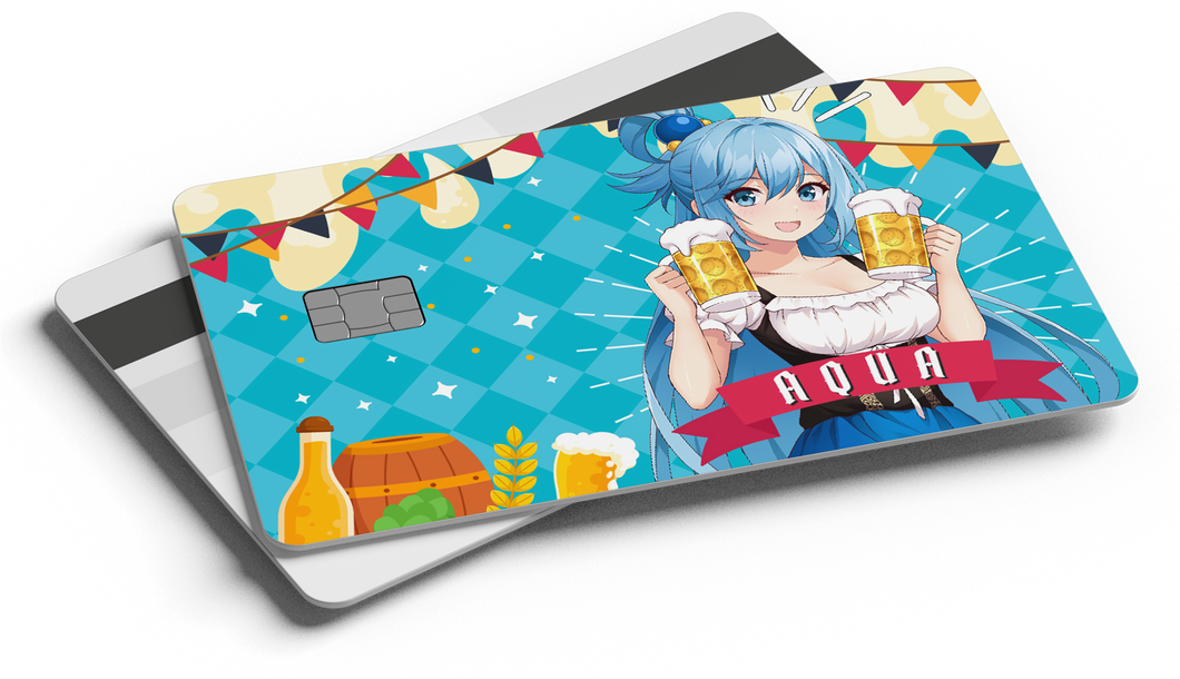 Aqua Card Skin