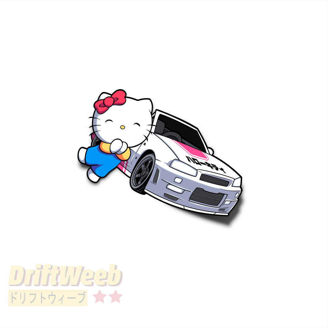 Hello Kitty next to R34