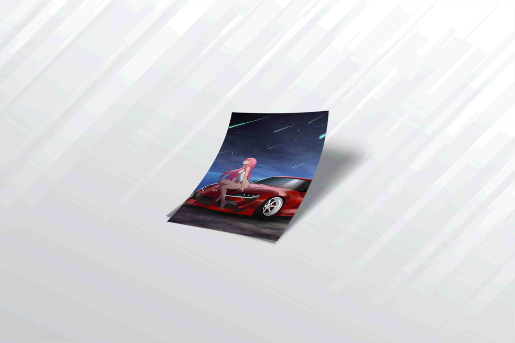 002 Toyota Supra Poster