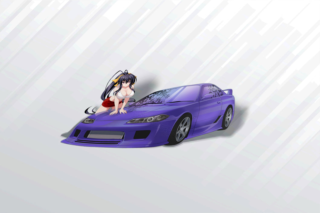 Akeno Nissan S15 Sticker