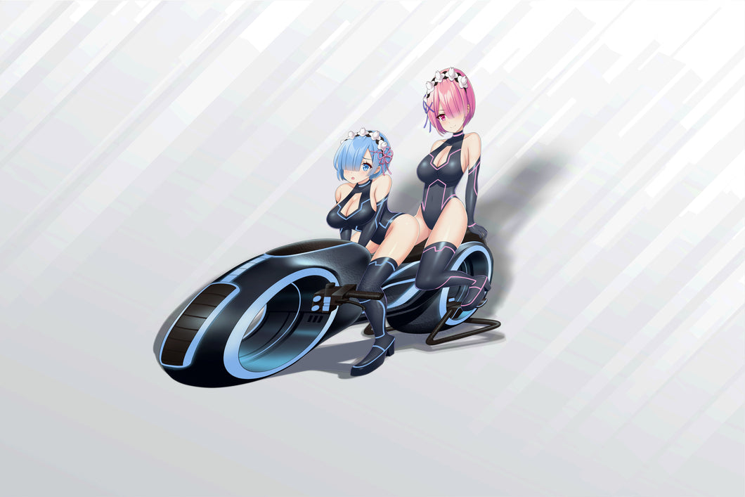 Rem/Ram Tron Sticker